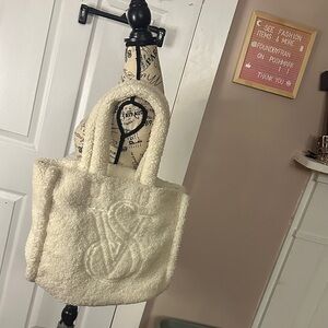 Victoria's Secret Sherpa Tote Bag